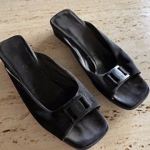 Salvatore Ferragamo slide with open toe